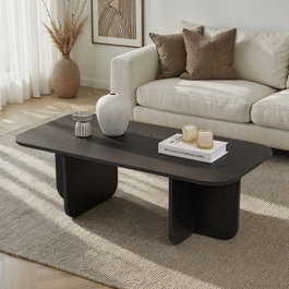 Nordure Akira Mesa de Café Madera Negra